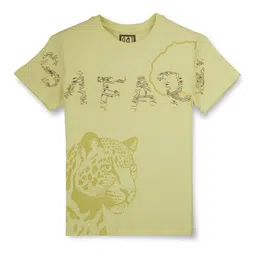 Gini and Jony Boys Graphic Printed Cotton T-shirt-image-94