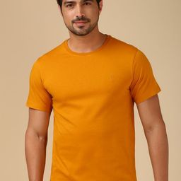 Van Heusen Men Solid T-shirt-image-31