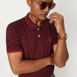 max Men Polo Collar Cotton T-shirt-image-68