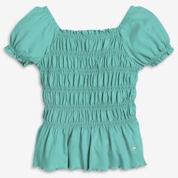 Ed-a-Mamma Girls Striped V-Neck Bio Finish Pockets T-shirt-image-89