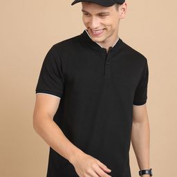 KETCH Mandarin Collar Regular Fit T-Shirt-image-6