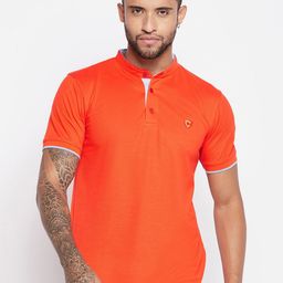 Camey Mandarin Collar Cotton T-shirt-picture-30