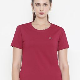 Rivolta Round Neck Short Sleeves Bio Finish Slim Fit Cotton T-shirt-image-43