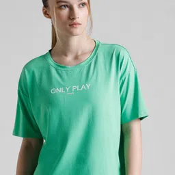 ONLY Typography Printed Boxy T-shirt-image-86