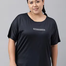 MKH Plus Size Typography Printed Dri-FIT Sports T-Shirt-image-45