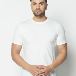 GLITO Round Neck Cotton T-shirt-image-58