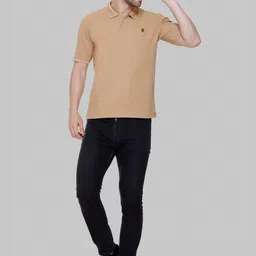 FLOSBERRY Stylish Men Embroidered Polo Collar T-shirt-picture-12