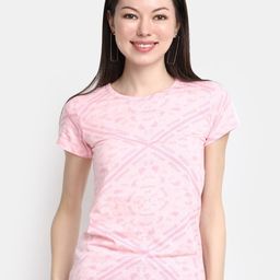 V-Mart Geometric Printed Cotton T-shirt-picture-25