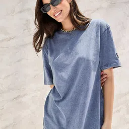 Styli Oversized Acid Wash T-Shirt-image-8