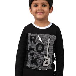3PIN Boys Typography Printed Cotton T-shirt-image-59