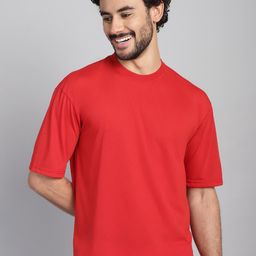 Obaan Round Neck Short Sleeves Cotton Casual T-shirt-image-94