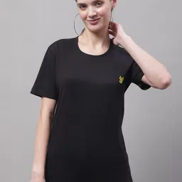 VIMAL JONNEY Regular Fit Round Neck Cotton T-shirt-image-0