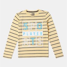 Jockey Boys Combed Cotton Graphic Printed Round Neck Full Sleeve Tshirt - CB04-image-90