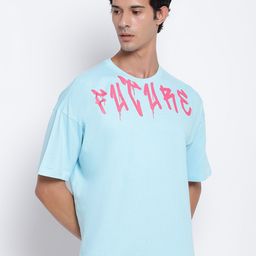 Belliskey Typography Printed Cotton Boxy T-shirt-image-12