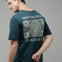 Kryptic Graphic printed Pure Cotton Drop Shoulder Oversized T-Shirt-image-46