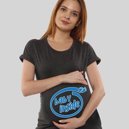 SillyBoom Typography Printed Maternity T-shirt-image-11