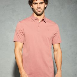 Technosport Men COTFLEX Solid Polo Collar Antimicrobial Slim Fit Sport T-shirt-image-34
