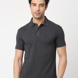 FRENCHIE Polo Collar Short Sleeves Cotton Casual T-shirt-image-58