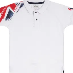 Pepe Jeans Boys White Polo Collar T-shirt-image-63