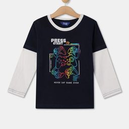 R&B Boys Graphic Printed Cotton Casual T-shirt-picture-6