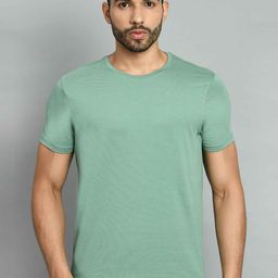 SQUIREHOOD Round Neck Pique Cotton Casual T-shirt-image-59