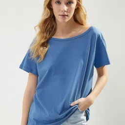 Trendyol Round Neck Cotton T-shirt-image-53