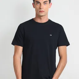 Arrow Sport Brand Logo Round Neck Short Sleeves Cotton Regular Fit Casual T-shirt-picture-17