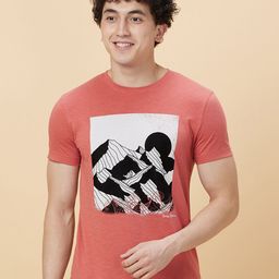 Being Human Graphic Printed Round Neck Short Sleeves T-shirt-image-15