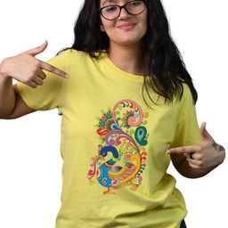 Tedhi Medhi Family Women Graphic Printed Round Neck Cotton T-shirt-image-73