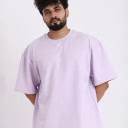BROWN BROTHERS Unisex Drop-Shoulder Sleeves Pure Cotton Oversized T-shirt-image-31