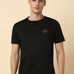 Allen Solly Round Neck Cotton Slim Fit T-shirt-image-76