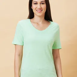 Being Human V-Neck Short Sleeves Slim Fit T-shirt-image-36