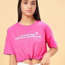 Coolsters by Pantaloons Girls Typography Printed T-Shirt-image-35