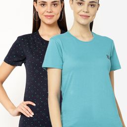 VIMAL JONNEY Women Pack Of 2 T-shirts-image-34