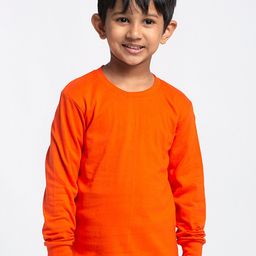 Friskers Boys Orange Grip Round Neck T-shirt-image-50