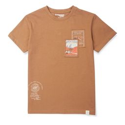 Gini and Jony Boys Graphic Printed Cotton T-Shirt-90