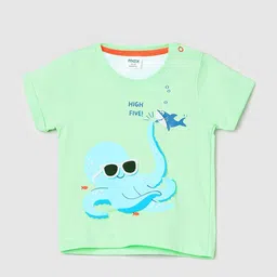 max Boys Graphic Printed Round Neck Pure Cotton T-shirt-image-59
