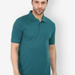 TEEMOODS Polo Collar Cotton T-shirt-image-63