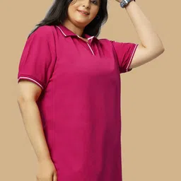 Wear Your Opinion Women Printed Polo Collar Pockets T-shirt-picture-30