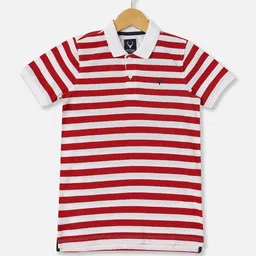 Allen Solly Junior Boys Striped Polo Collar T-shirt-image-99