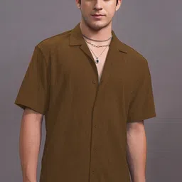 CLAFOUTIS Spread Collar Relaxed Fit T-shirt-picture-58