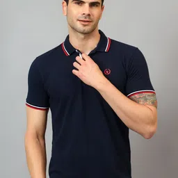 Cantabil Polo Collar Regular Sleeves T-shirt-image-75