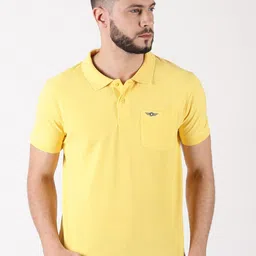 Force NXT Men Solid Polo Collar Super Combed Cotton T-shirt-image-66