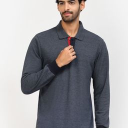 Kalt Polo Collar Long Sleeve Regular Fit T-shirt-image-39
