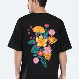 Mad Over Print Typography Printed Drop-Shoulder Sleeves Cotton T-shirt-image-62