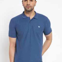 Duke Polo Collar Cotton Slim Fit T-shirt-image-57