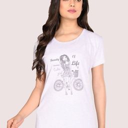 StyleAOne Graphic Printed Round Neck Cotton T-shirt-image-77