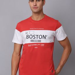 Cantabil Typography Printed Round Neck Cotton T-shirt-picture-40