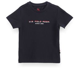 U.S. Polo Assn. Kids Boys Typography Printed Pure Cotton T-shirt-46