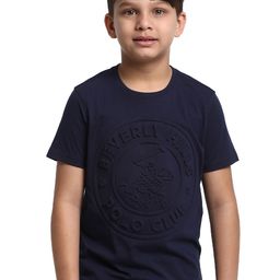 Beverly Hills Polo Club Boys Printed Pure Cotton Round Neck Regular Fit T-shirt-image-38